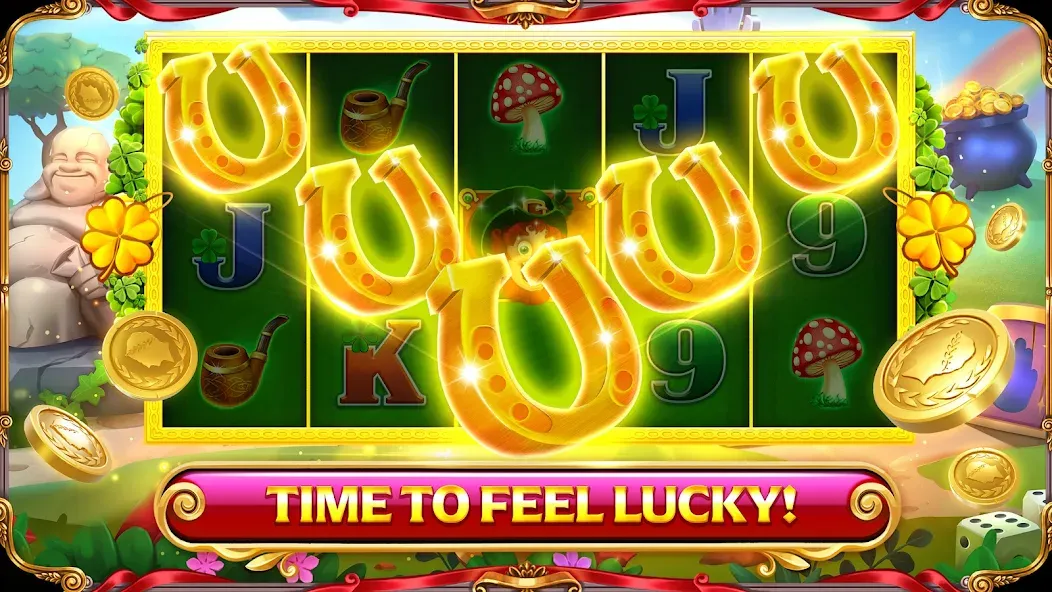 Скачать взлом Caesars Slots: Casino Games [MOD: безлимитные монеты и бесплатные вращения] — скриншот 1