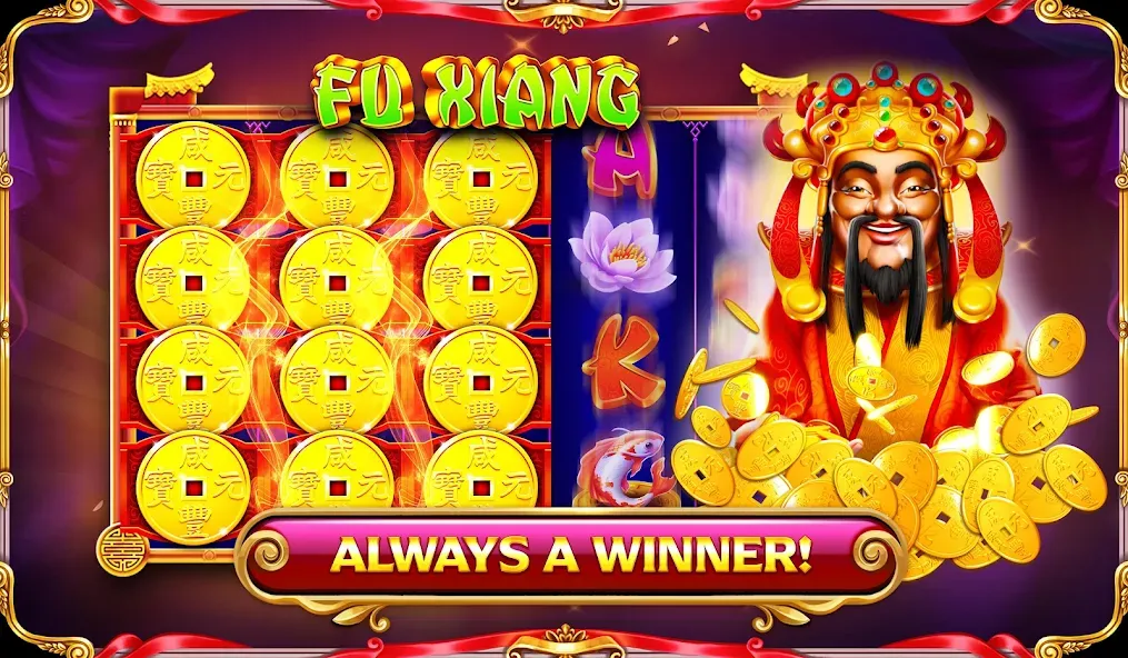 Скачать взлом Caesars Slots: Casino Games [MOD: безлимитные монеты и бесплатные вращения] — скриншот 2