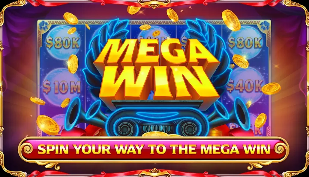 Скачать взлом Caesars Slots: Casino Games [MOD: безлимитные монеты и бесплатные вращения] — скриншот 4