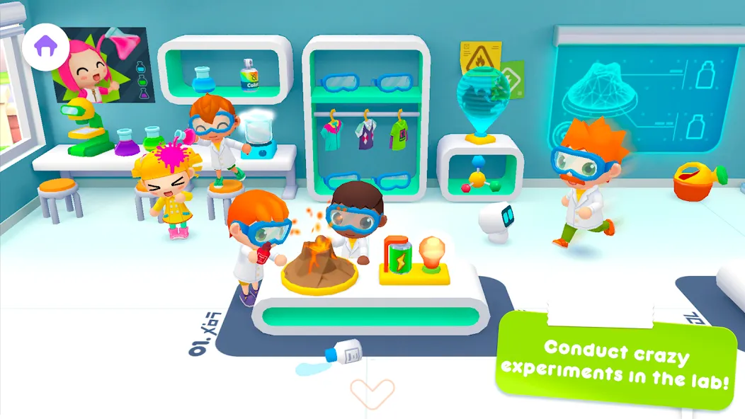 Скачать Sunny School Stories [MOD: открыты все персонажи и локации] на телефон — скриншот 3