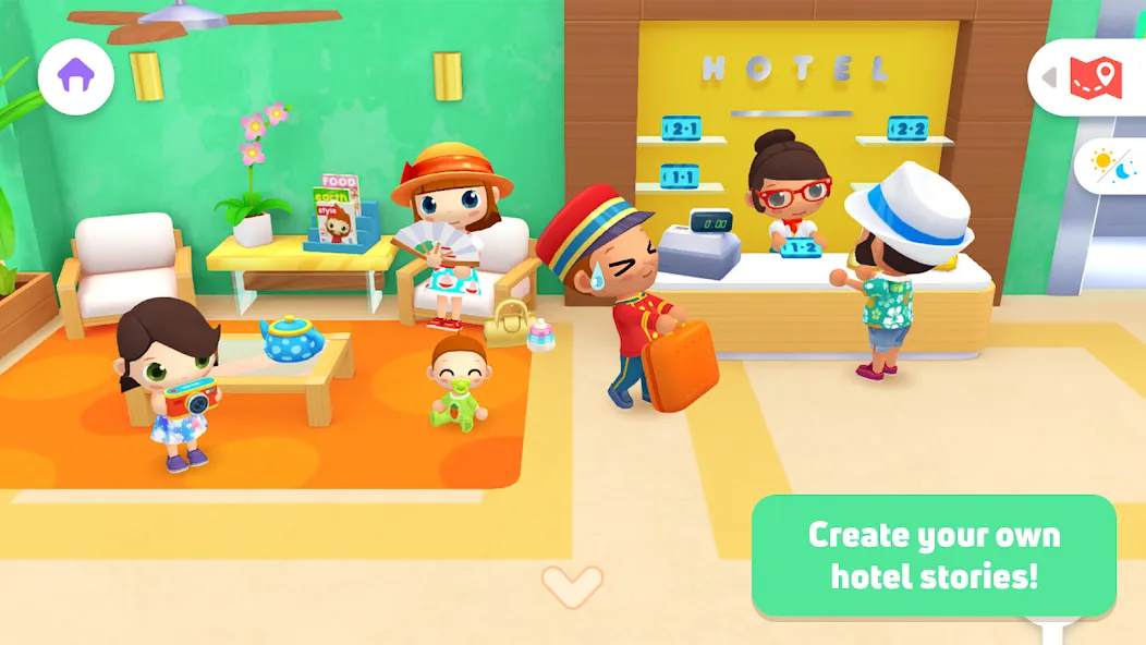 Vacation Hotel Stories [MOD: безлимитные деньги и всё открыто] (Бесплатно / APK) — скриншот 1