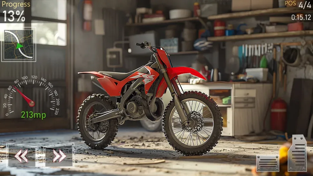 Скачать Motocross MX Dirt Bike Games [MOD: безлимитные деньги и все мотоциклы] — скриншот 1