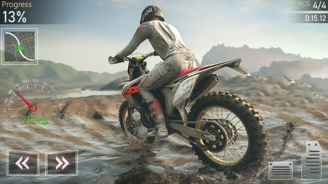 Скачать Motocross MX Dirt Bike Games [MOD: безлимитные деньги и все мотоциклы] — скриншот 3