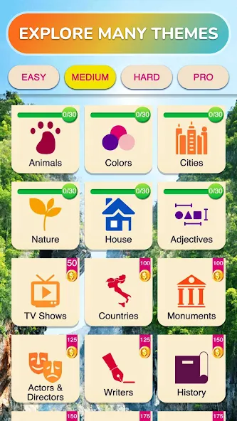 Word Search - Word Puzzle Game [MOD: безлимитные подсказки и ходы] на Андроид — скриншот 4