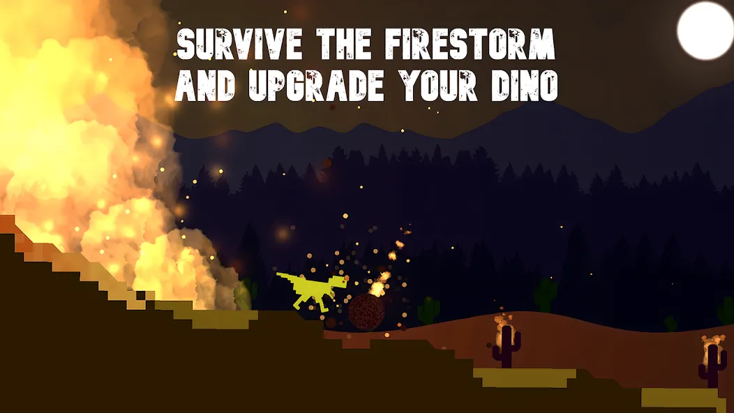 Скачать взлом Dino Run Survival [MOD: безлимитные ресурсы и режим выживания] — скриншот 1