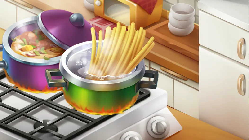 Cooking Market-Restaurant Game [MOD: безлимитные деньги и все рестораны открыты] (Бесплатно / APK) — скриншот 3
