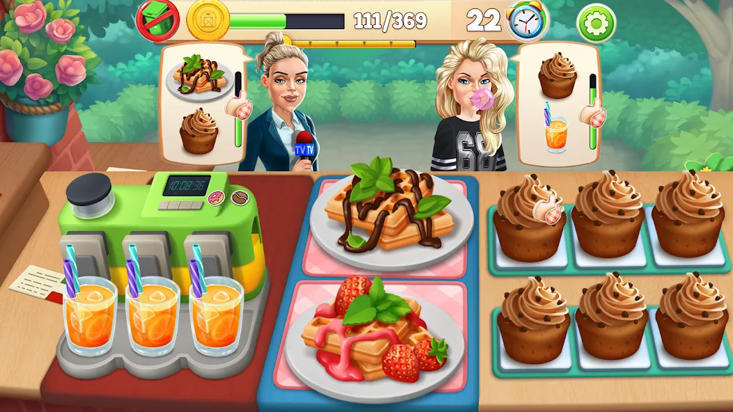 Cooking Market-Restaurant Game [MOD: безлимитные деньги и все рестораны открыты] (Бесплатно / APK) — скриншот 4