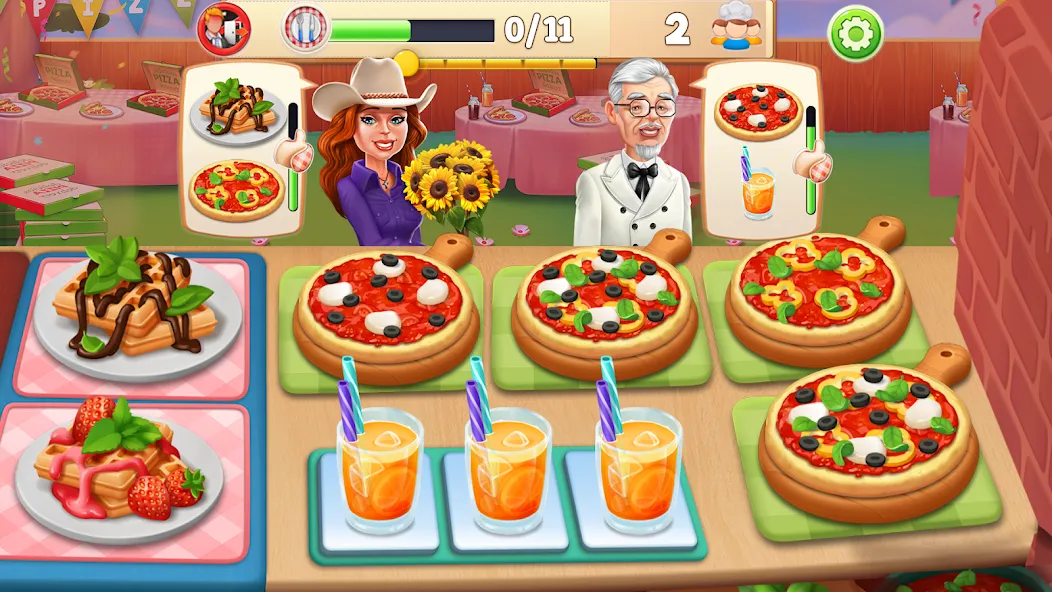 Cooking Market-Restaurant Game [MOD: безлимитные деньги и все рестораны открыты] (Бесплатно / APK) — скриншот 5