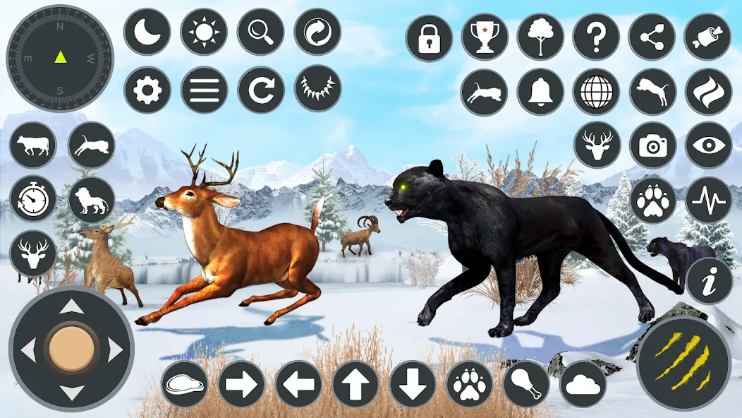Скачать Wild Black Panther Games [MOD: безлимитные монеты и жизни] — скриншот 1