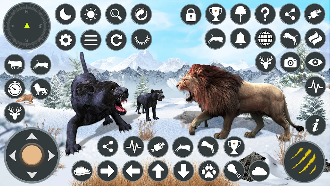 Скачать Wild Black Panther Games [MOD: безлимитные монеты и жизни] — скриншот 2