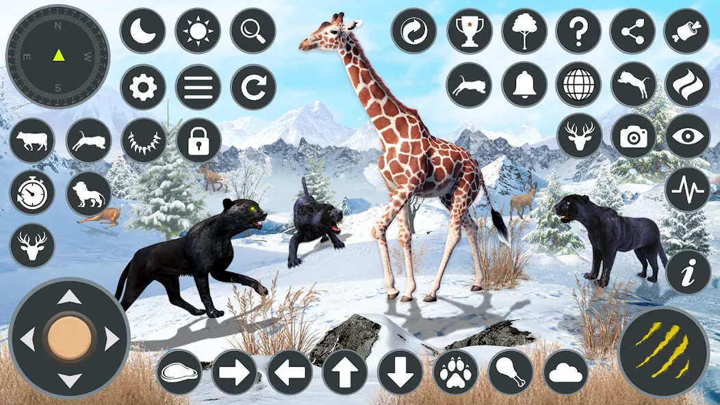 Скачать Wild Black Panther Games [MOD: безлимитные монеты и жизни] — скриншот 4