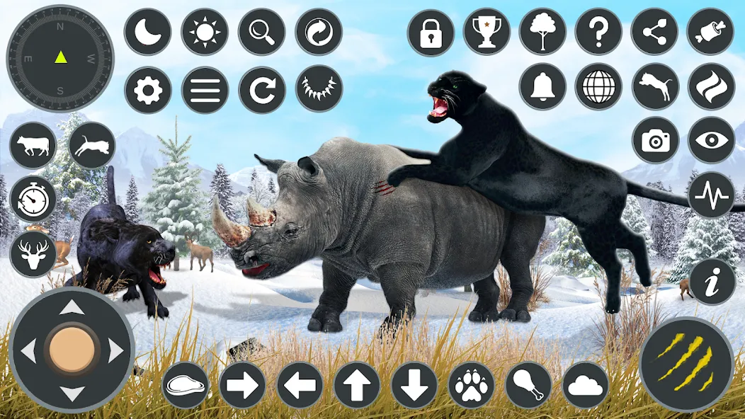 Скачать Wild Black Panther Games [MOD: безлимитные монеты и жизни] — скриншот 5