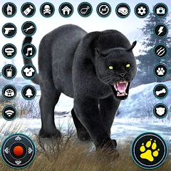Скачать Wild Black Panther Games [MOD: безлимитные монеты и жизни]