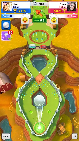 Mini Golf King [MOD: безлимитные монеты и все клюшки] на Андроид — скриншот 5