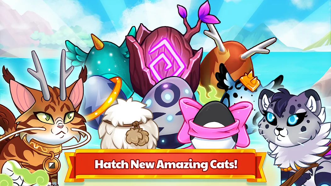 Скачать взлом Castle Cats - Idle Hero RPG [MOD: безлимитные деньги и энергия] — скриншот 2