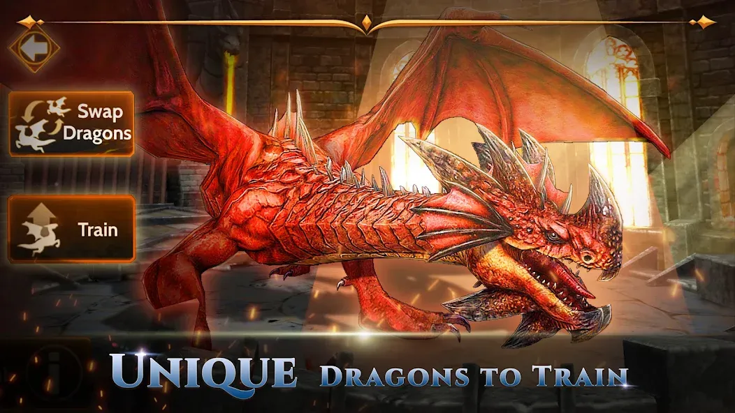 Скачать War Dragons [MOD: безлимитные ресурсы и мощные драконы] — скриншот 3