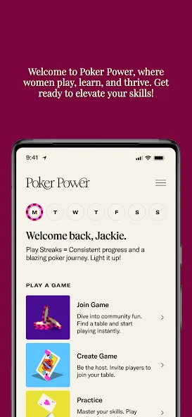 Скачать Poker Power [MOD: безлимитные фишки и открытые столы] на телефон — скриншот 1