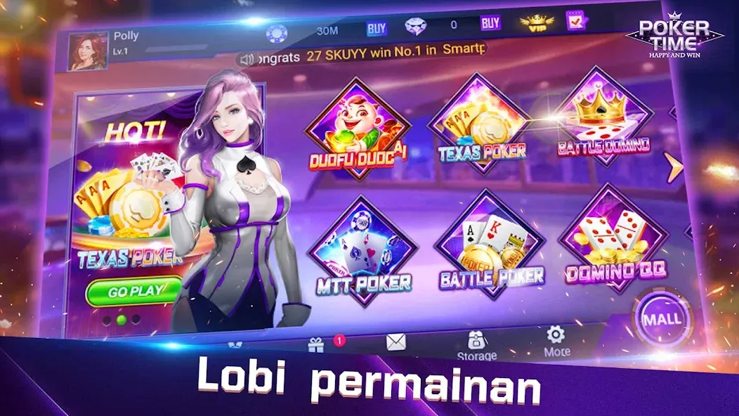 Poker Time- Pulsa Texas Holdem [MOD: безлимитные фишки и бонусы] (Бесплатно / APK) — скриншот 4