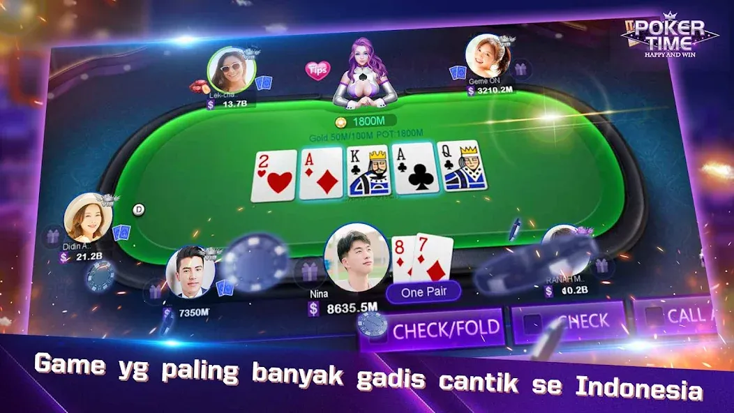 Poker Time- Pulsa Texas Holdem [MOD: безлимитные фишки и бонусы] (Бесплатно / APK) — скриншот 5