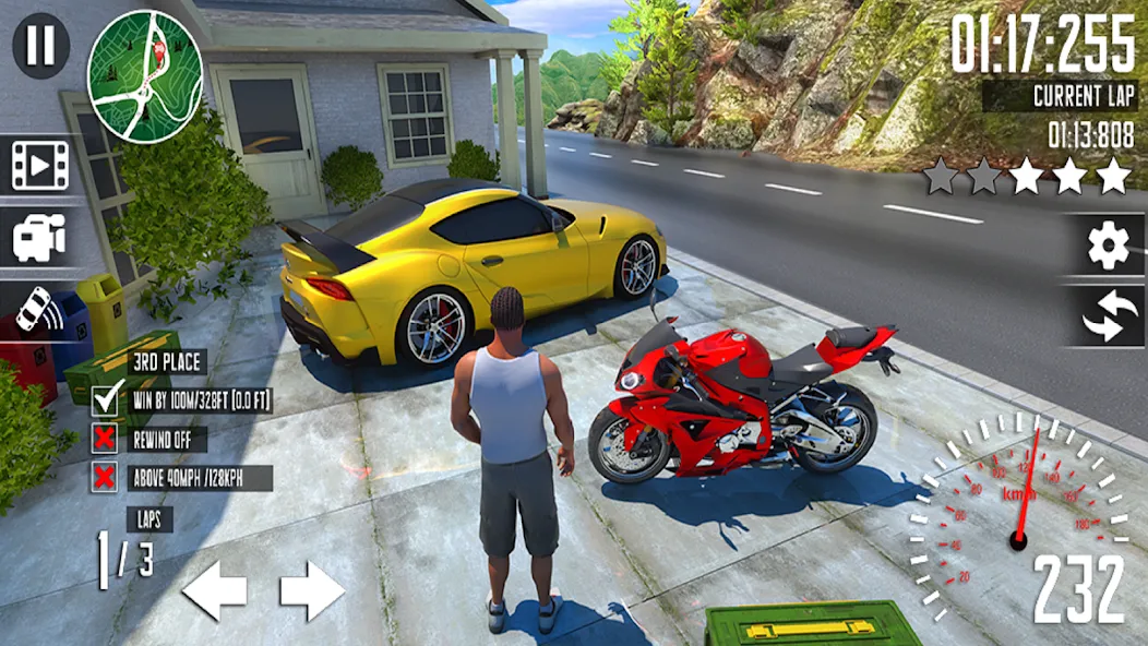 Скачать Crazy Car Driving School Games [MOD: безлимитные деньги и всё открыто] — скриншот 1