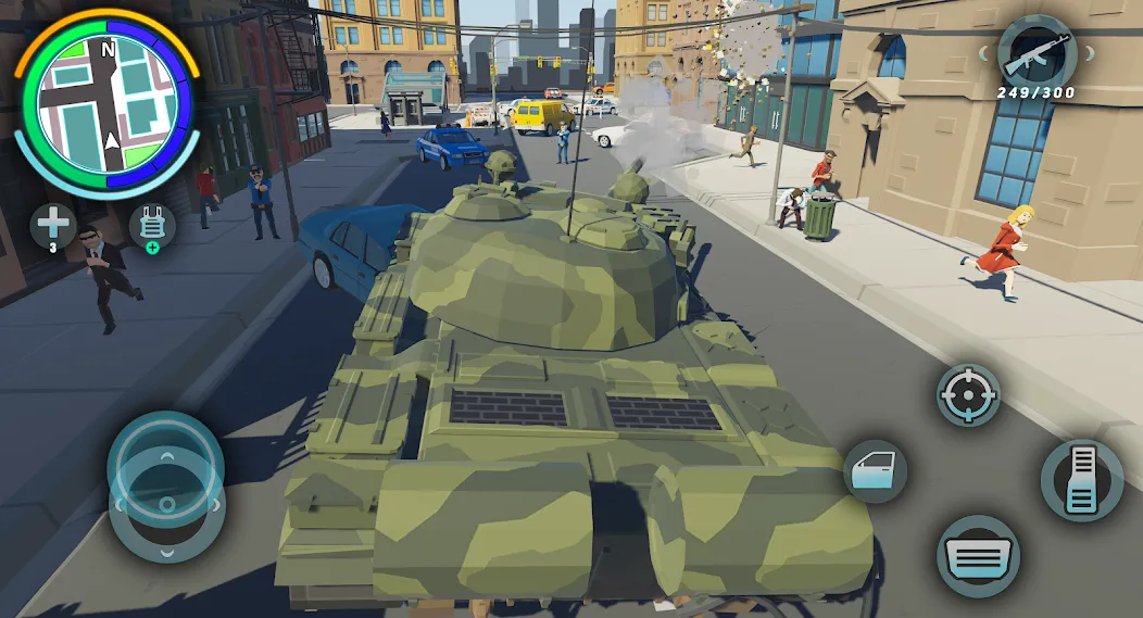Gangster & Mafia Grand Polygon [MOD: безлимитные деньги и оружие] — Скачать бесплатно (APK) — скриншот 4
