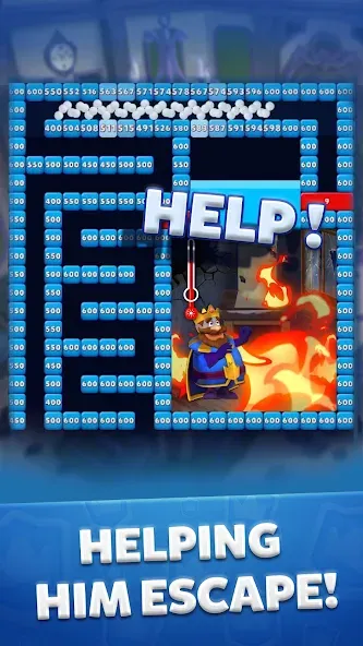 Скачать Bricks Royale-Brick Balls Game [MOD: безлимитные монеты и жизни] на телефон — скриншот 2