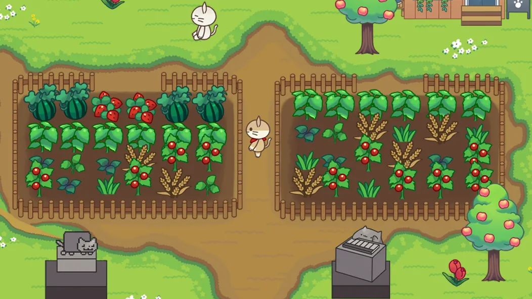 Cat Forest - Healing Camp [MOD: безлимитные ресурсы и быстрый прогресс] (Бесплатно / APK) — скриншот 3