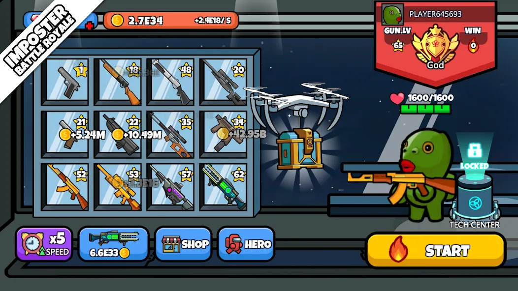 Imposter Battle Royale [MOD: много игроков и новые скины] — Скачать бесплатно (APK) — скриншот 4