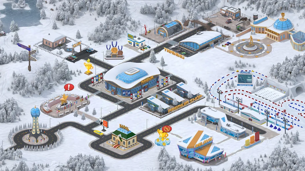 Biathlon Mania [MOD: безлимитные деньги и энергия] последняя версия — скриншот 3