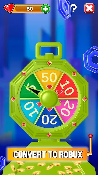 Скачать Robux Loto 3D Pro [MOD: много монет и все уровни открыты] на телефон — скриншот 3