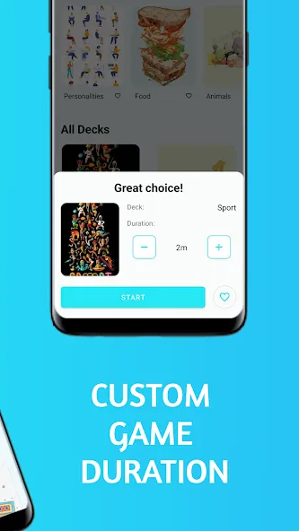 Скачать взлом Guess word - Charades [MOD: безлимитные подсказки и все слова] — скриншот 3
