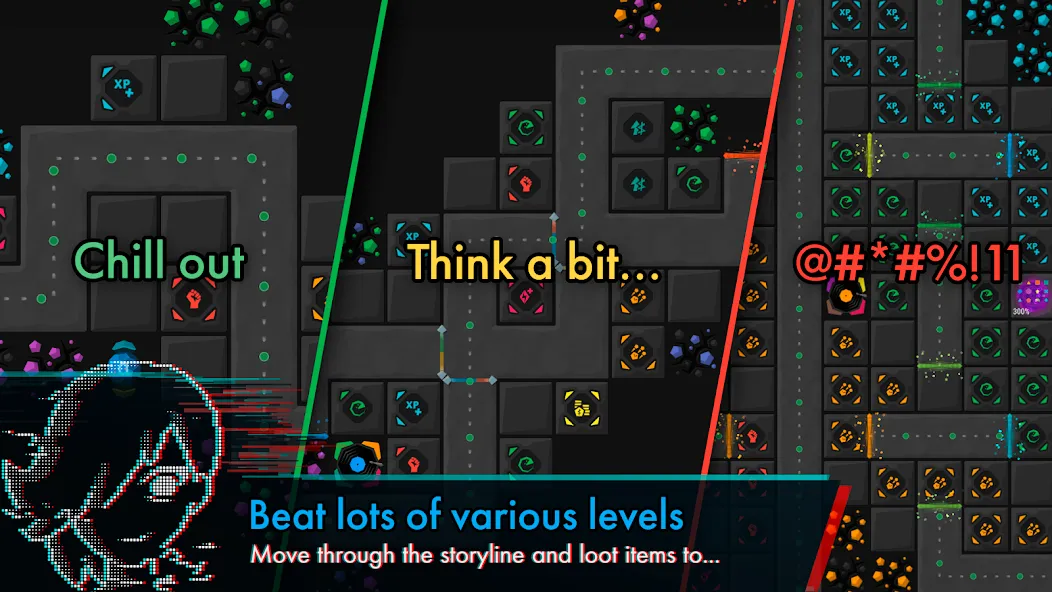 Взломанная Infinitode 2 - Tower Defense [MOD: безлимитные ресурсы и открыты все уровни] на Андроид — скриншот 3
