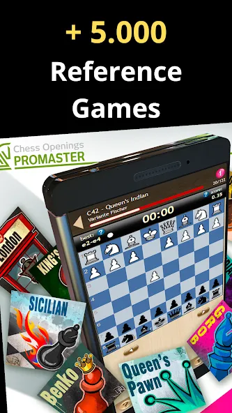 Скачать взлом Chess Openings Promaster [MOD: открыты все шахматные дебюты] — скриншот 5