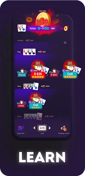 Prometheus: Battle Poker [MOD: безлимитные фишки и бонусы] (Бесплатно / APK) — скриншот 2