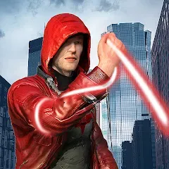 Incredible Flying SuperHero 3D [MOD: много денег и открытые уровни] (Бесплатно / APK)