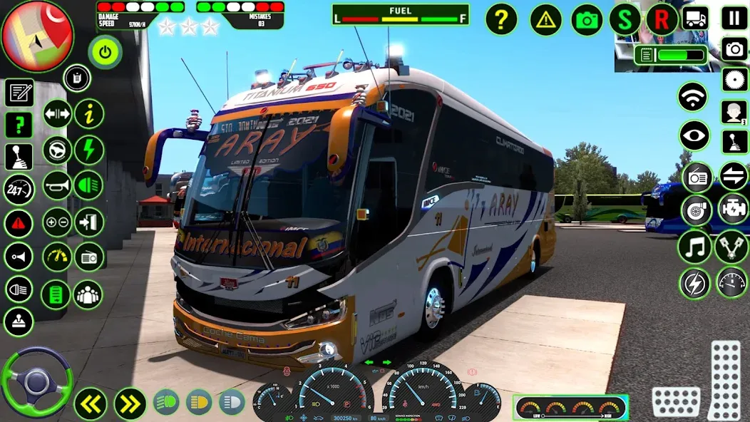 Скачать взлом Euro Coach Bus Simulator 3D [MOD: безлимитные деньги и топливо] — скриншот 1