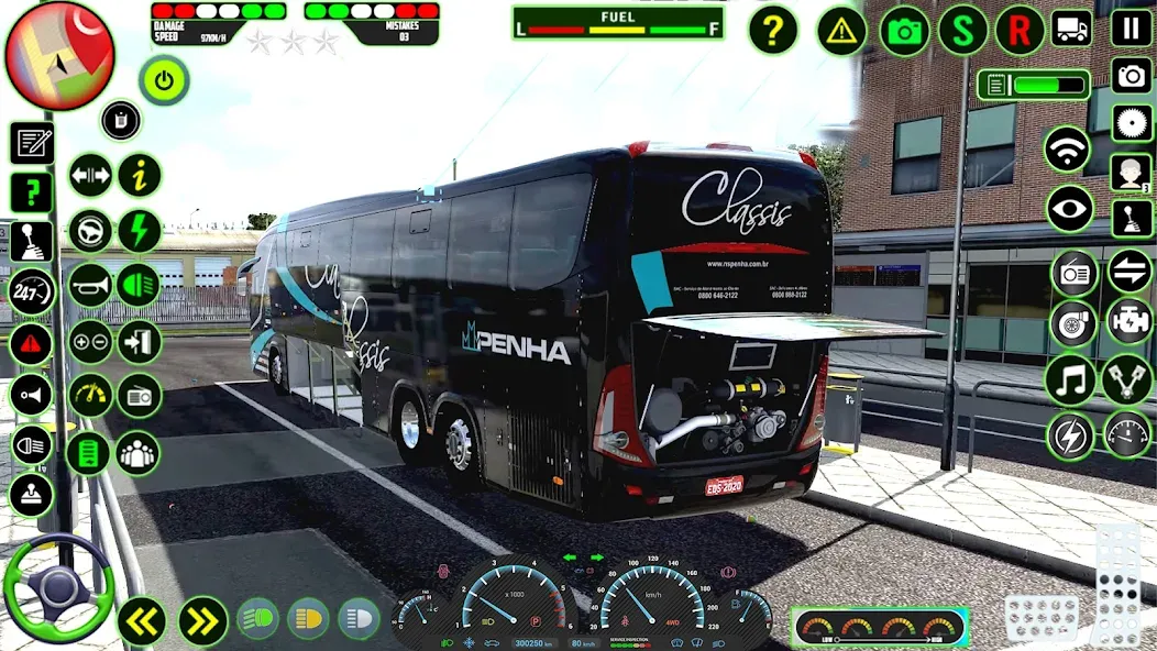 Скачать взлом Euro Coach Bus Simulator 3D [MOD: безлимитные деньги и топливо] — скриншот 2