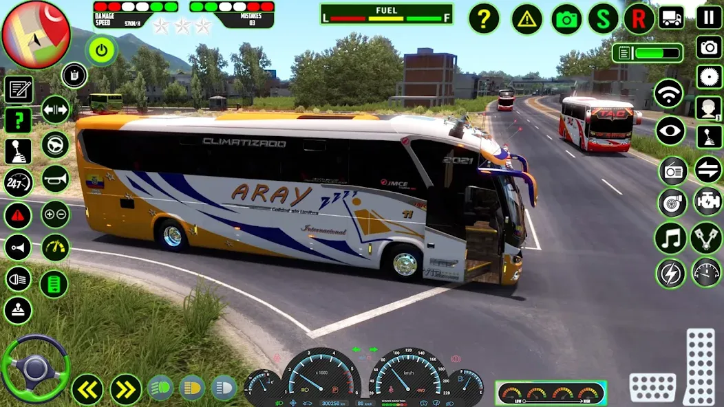 Скачать взлом Euro Coach Bus Simulator 3D [MOD: безлимитные деньги и топливо] — скриншот 4