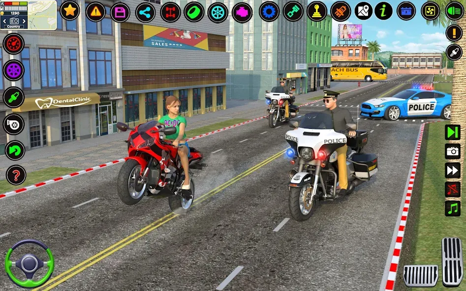 City Police Car Driving Games [MOD: безлимитные деньги и все машины] последняя версия — скриншот 3