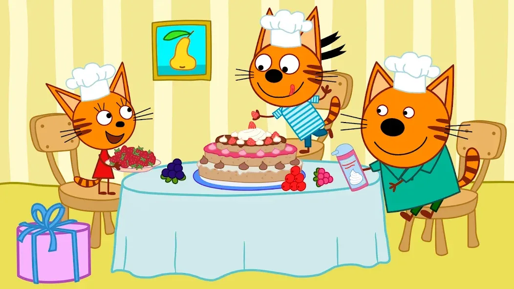Kid-E-Cats: Kids birthday [MOD: открыты все праздничные уровни] (Бесплатно / APK) — скриншот 2