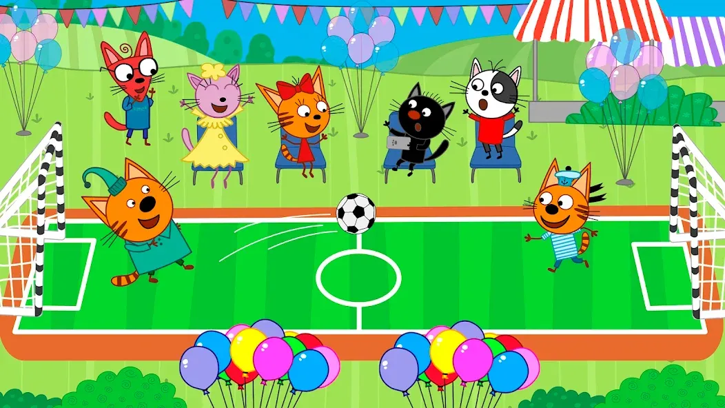 Kid-E-Cats: Kids birthday [MOD: открыты все праздничные уровни] (Бесплатно / APK) — скриншот 4