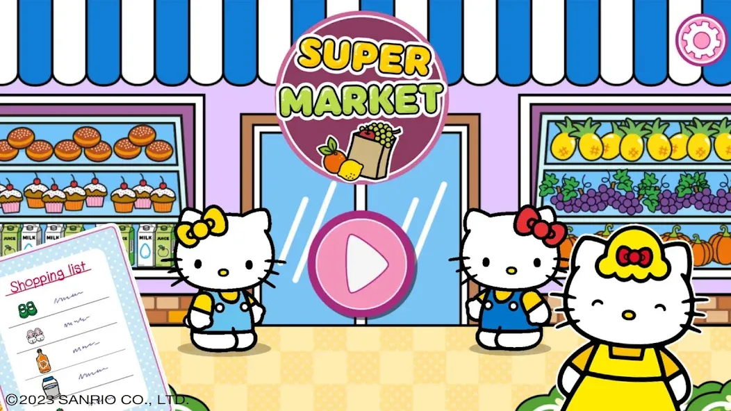 Hello Kitty: Kids Supermarket [MOD: безлимитные монеты и всё открыто] (Бесплатно / APK) — скриншот 1