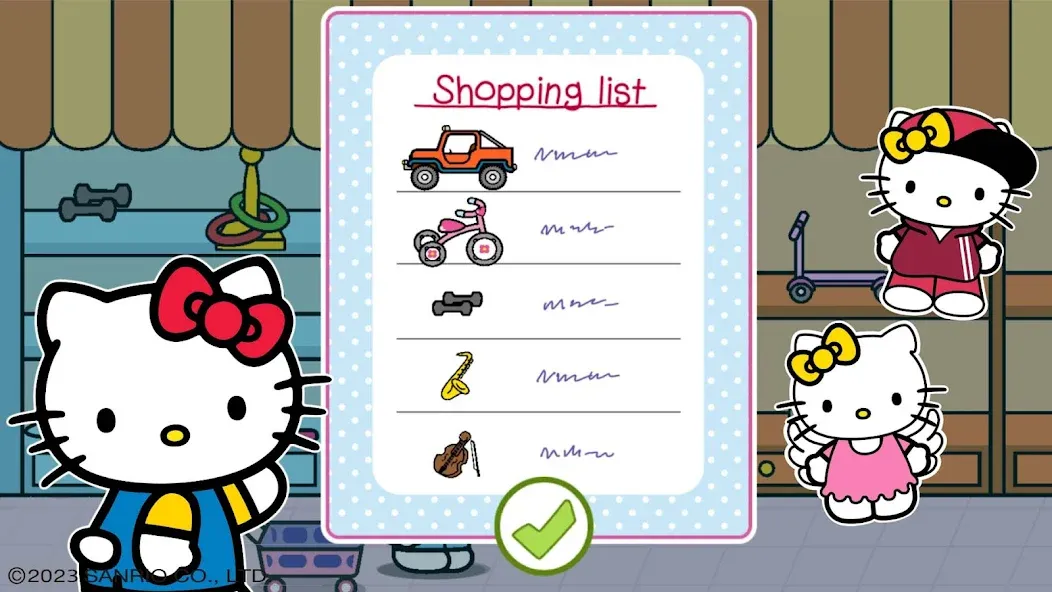 Hello Kitty: Kids Supermarket [MOD: безлимитные монеты и всё открыто] (Бесплатно / APK) — скриншот 4