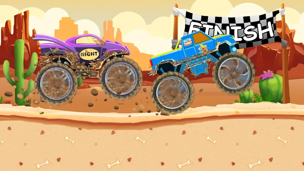 Скачать взлом Monster Truck Vlad & Niki [MOD: безлимитные деньги и все машины] — скриншот 2