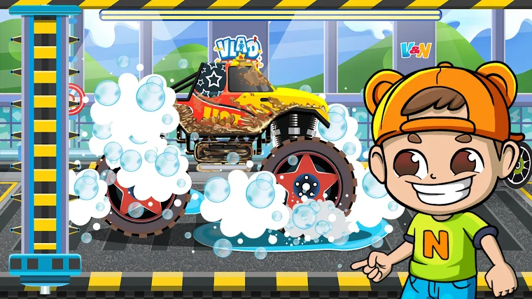 Скачать взлом Monster Truck Vlad & Niki [MOD: безлимитные деньги и все машины] — скриншот 3