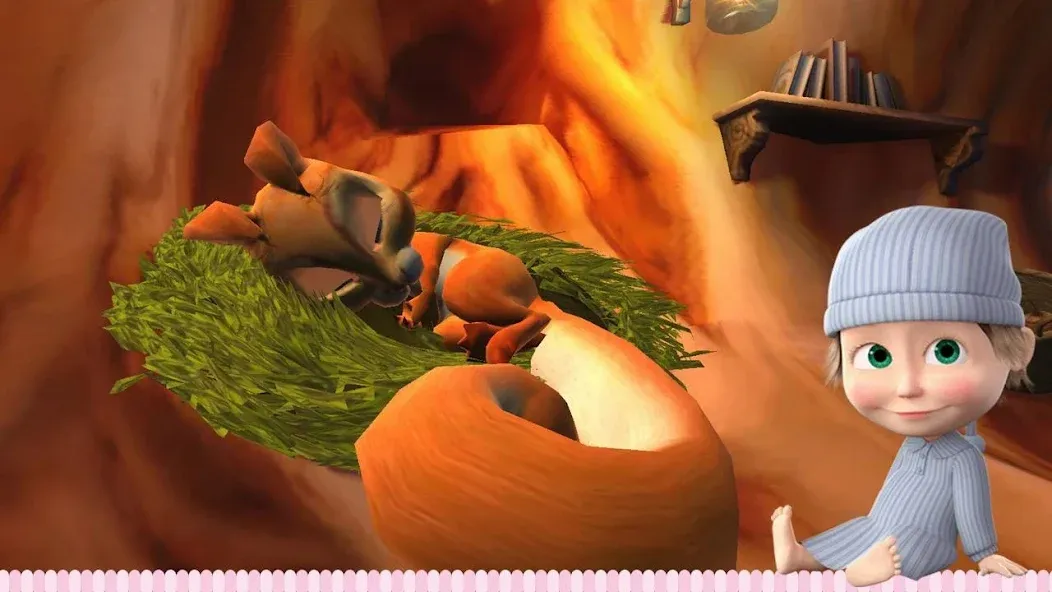 Скачать Masha and the Bear: Good Night [MOD: открыты все сказки и персонажи] на телефон — скриншот 2