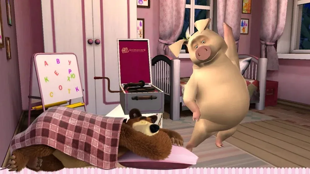 Скачать Masha and the Bear: Good Night [MOD: открыты все сказки и персонажи] на телефон — скриншот 4