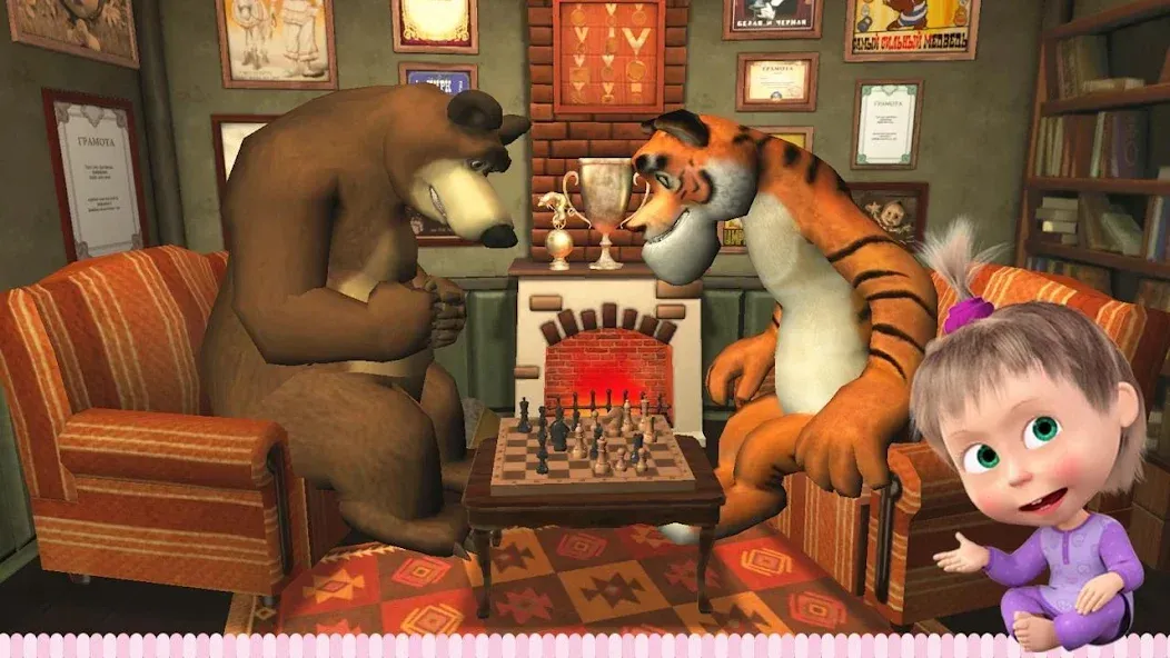 Скачать Masha and the Bear: Good Night [MOD: открыты все сказки и персонажи] на телефон — скриншот 5