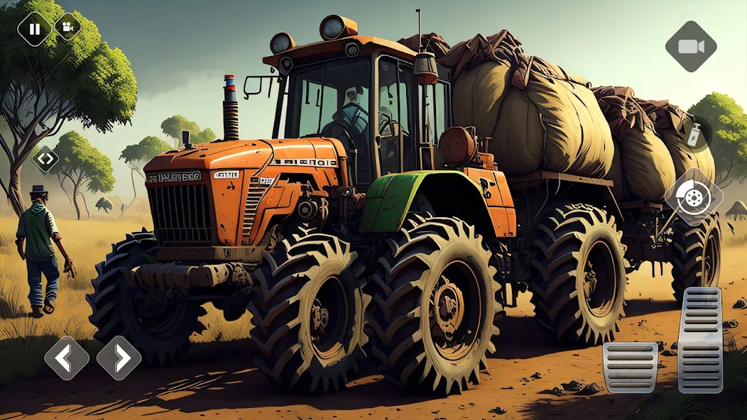 Tractor Driving Games: Farming [MOD: безлимитные деньги и техника] на Андроид — скриншот 2