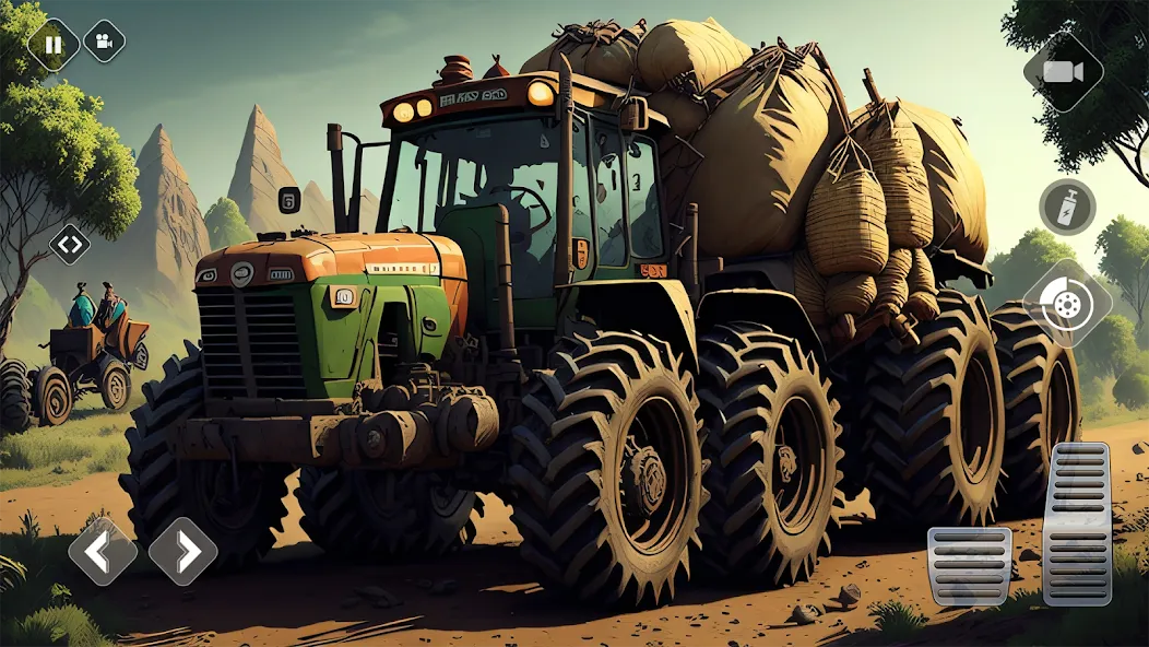 Tractor Driving Games: Farming [MOD: безлимитные деньги и техника] на Андроид — скриншот 4